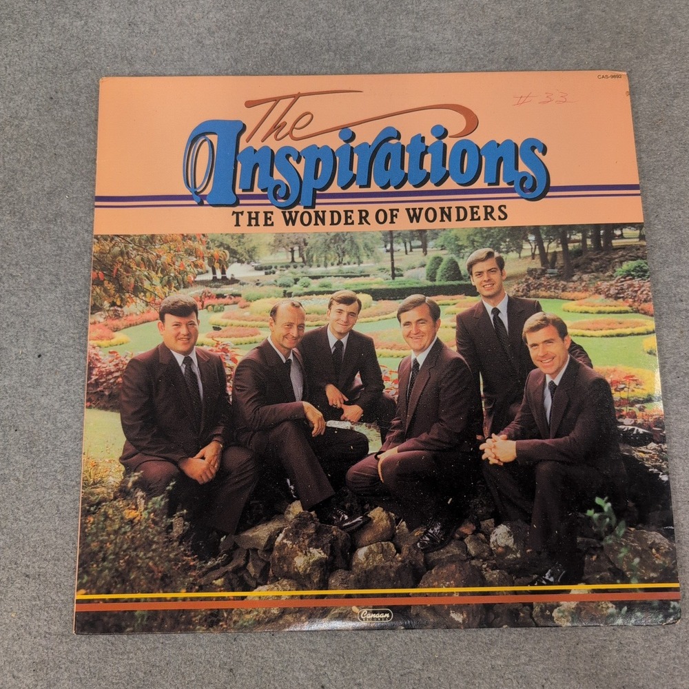 The Inspirations The Wonder of Wonders Vinyl LP Canaan Records CAS-9892 Gospel - Picture 1 of 2